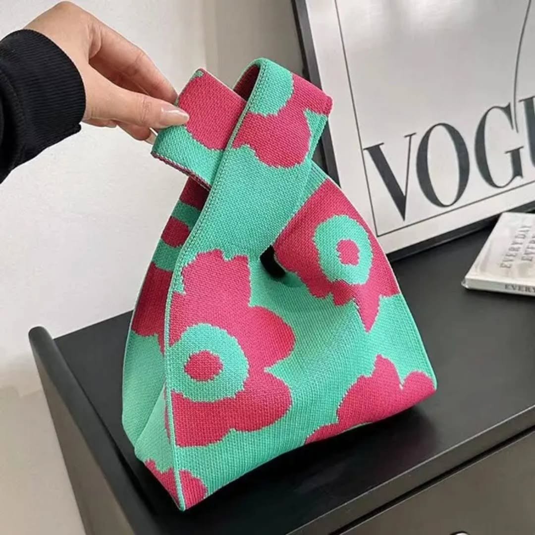 Knitted Women Wrist Bags