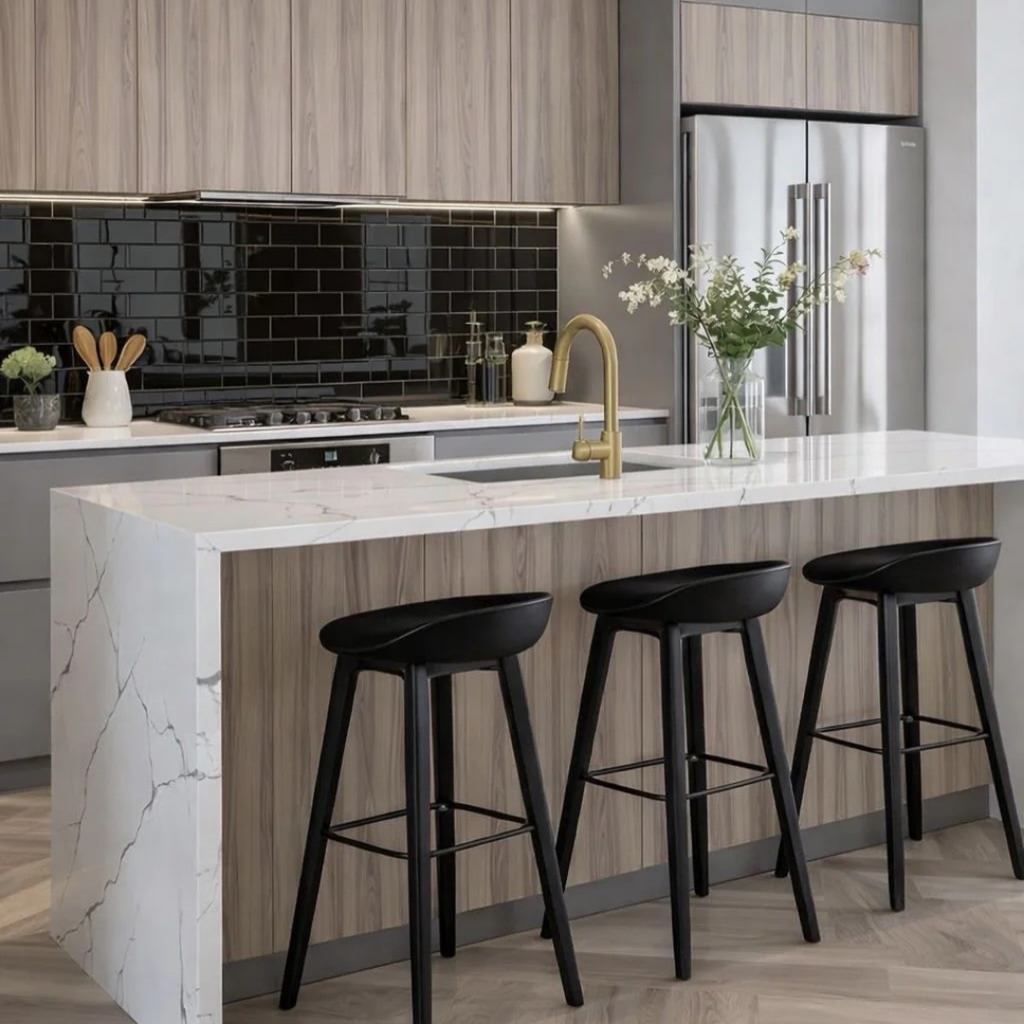 Leather Bar Stool