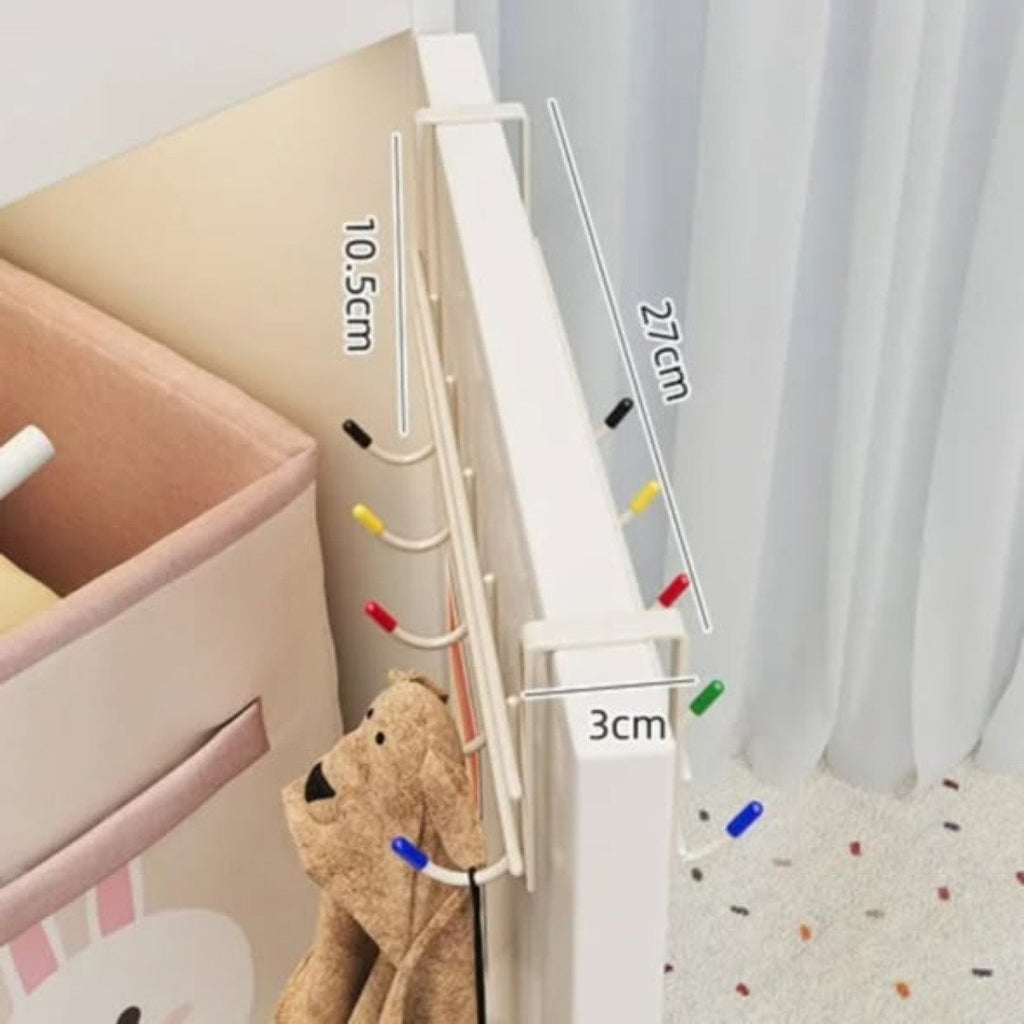 Over-the-door hook rack