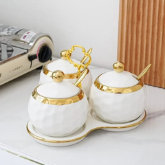 Nordic Ceramic Household Kitchen Seasoning Jars