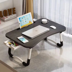 Breakfast Laptop Table / Work Table with Side Drawer
