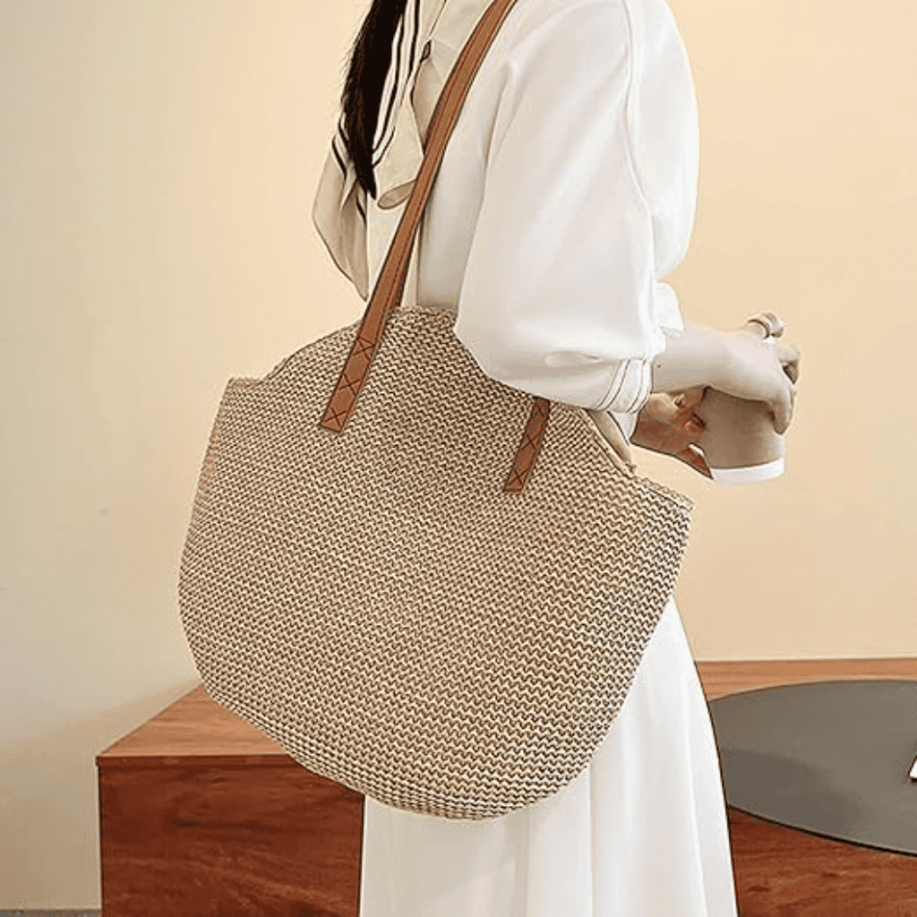 Summer Woven Underarm Bag
