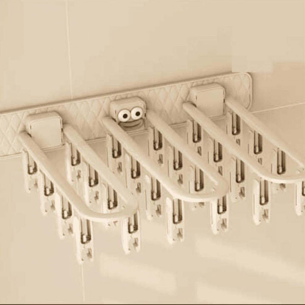 24 Clip Multifunction Wall Folding Cloth Hanger