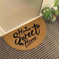 Semi circle Novelty entry door mat