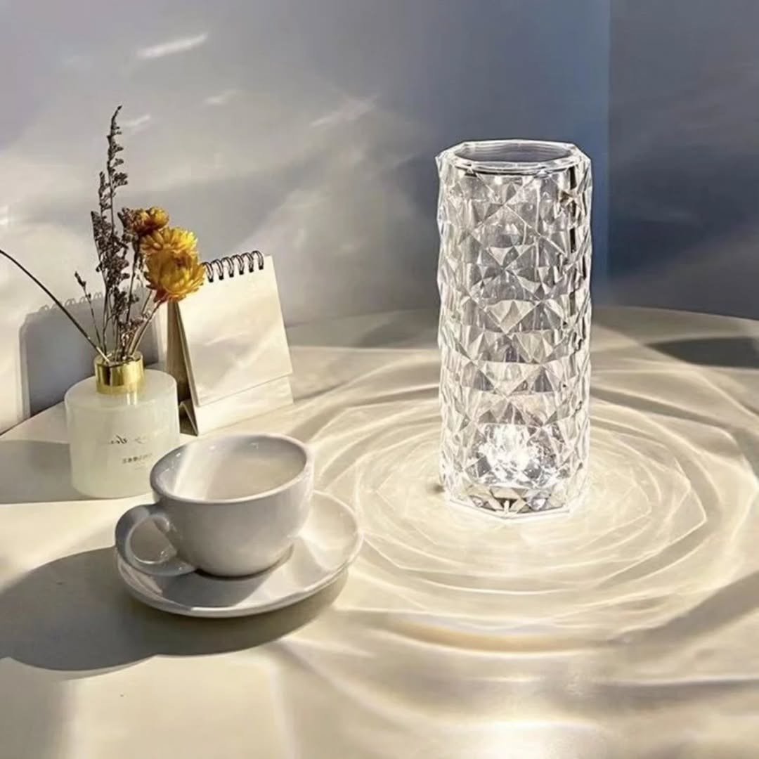 3D Touch Rose Lamp