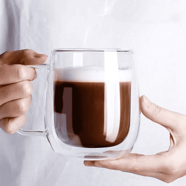 Double Glass Tea Cup
