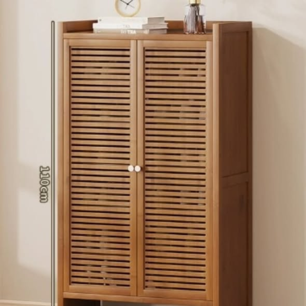 Bamboo Shoe Cabinet