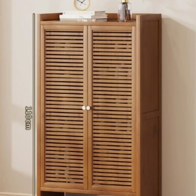 Bamboo Shoe Cabinet