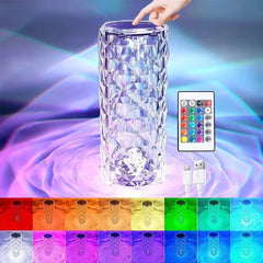 3D Touch Rose Lamp