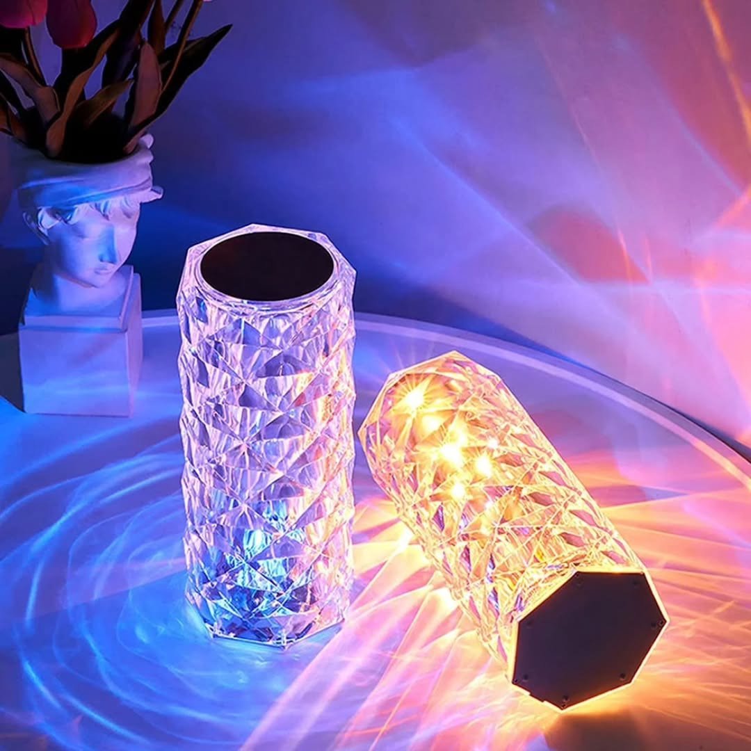3D Touch Rose Lamp