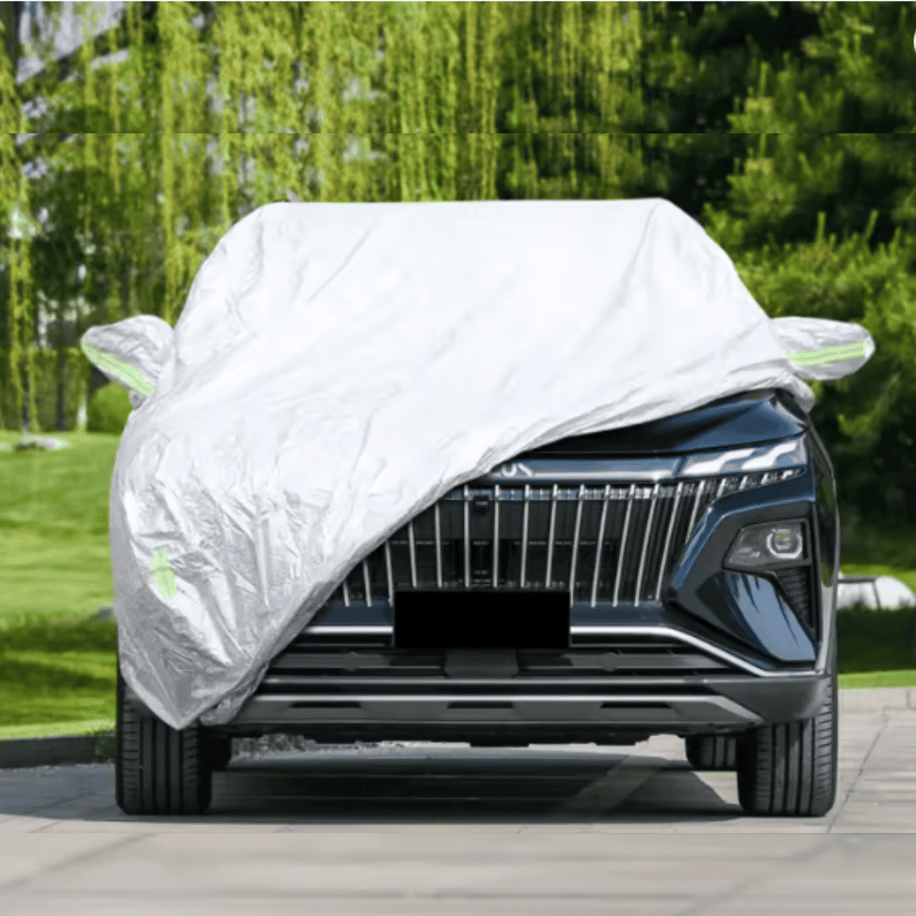 Waterproof Car Dust Cover with Zipper Opening