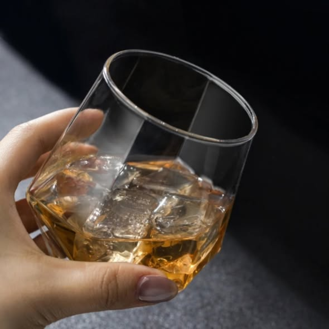 6pcs Hexagonal Glass
