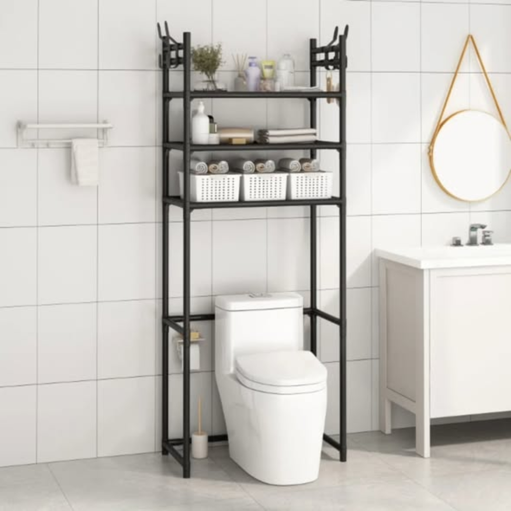 Over the toilet organizer
