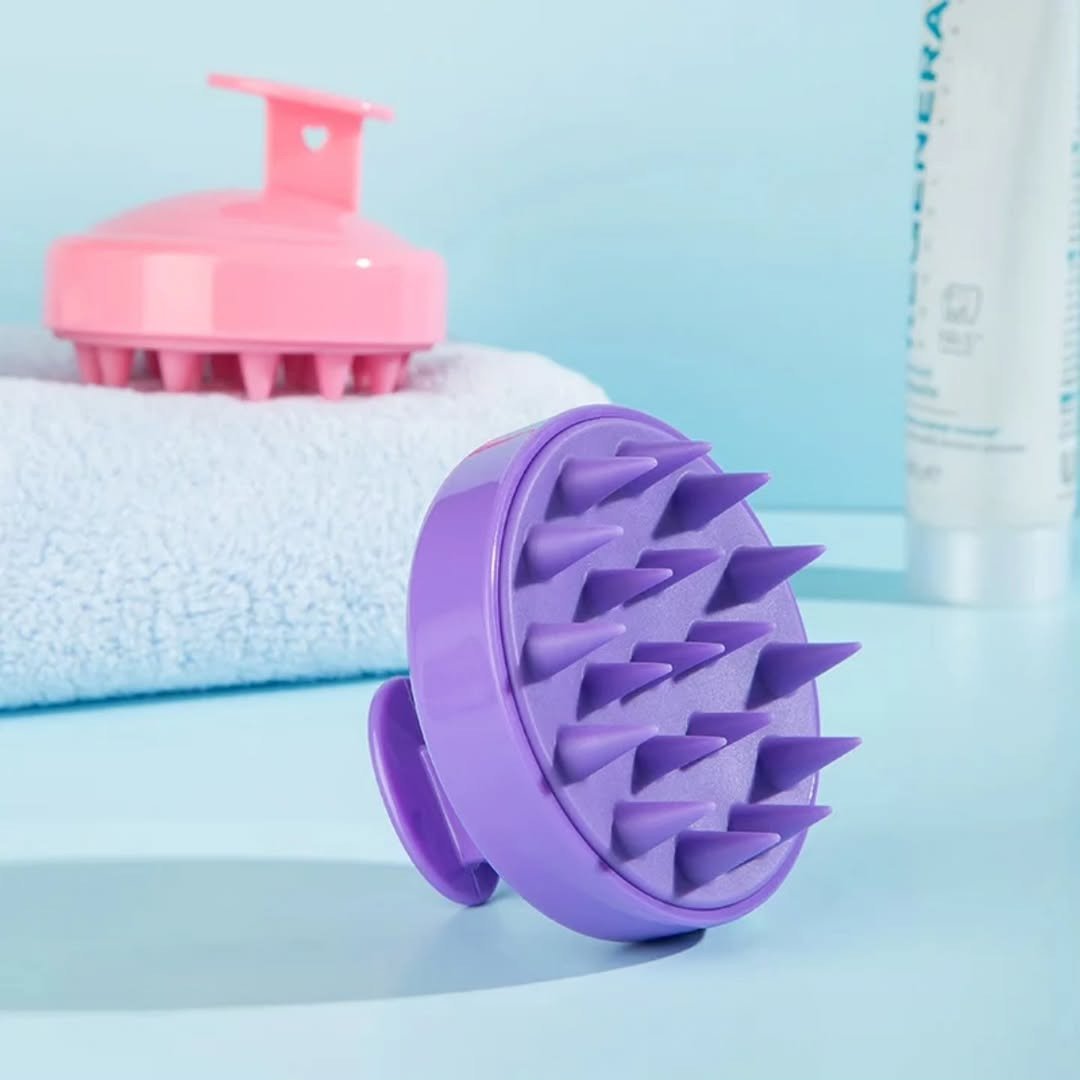 Portable Mini Silicone Handheld Shampoo Brush