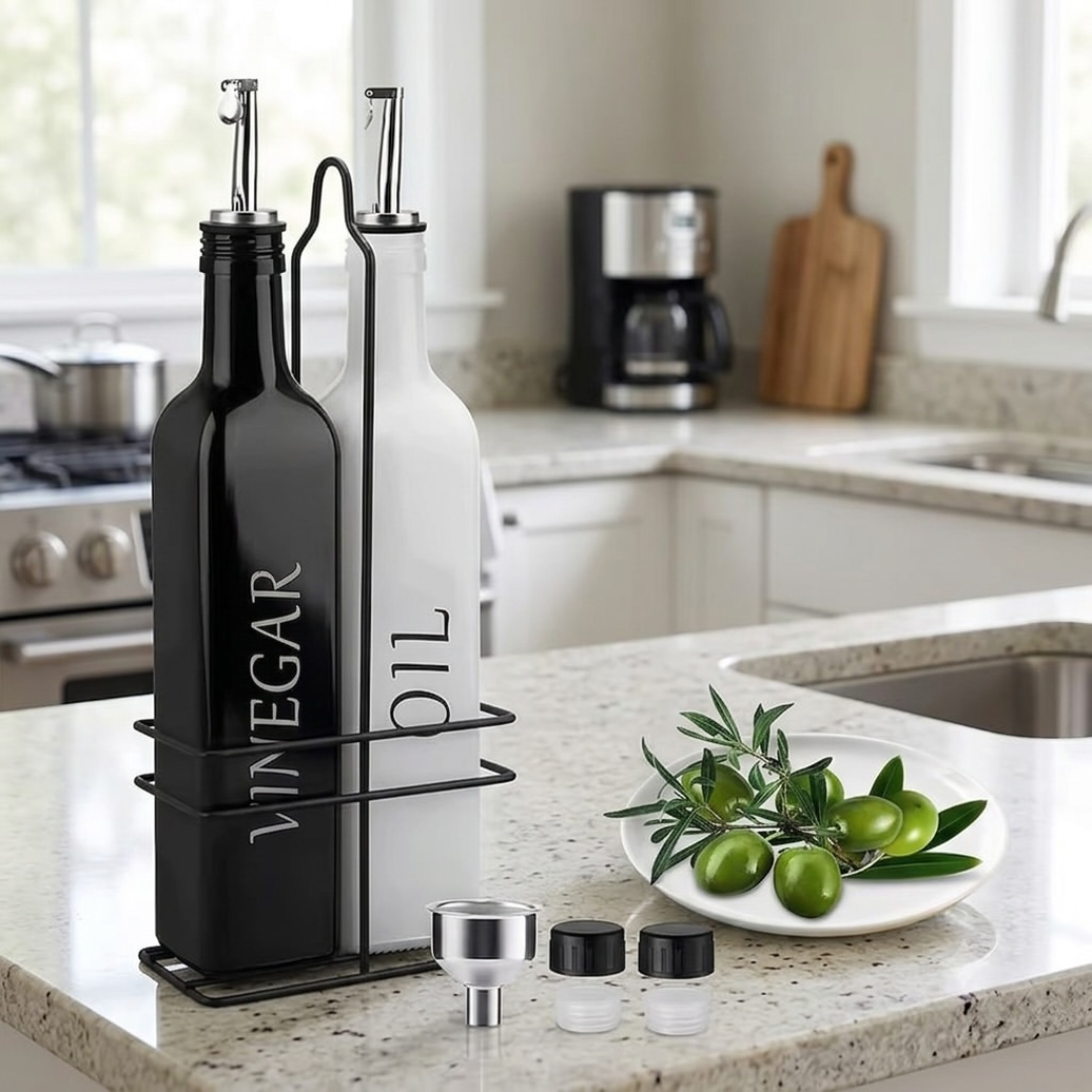 Oil and Vinegar Dispenser Set