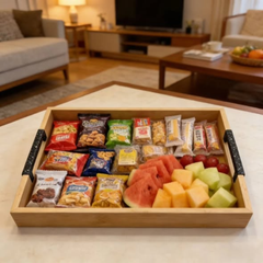 Bamboo Granite Trays