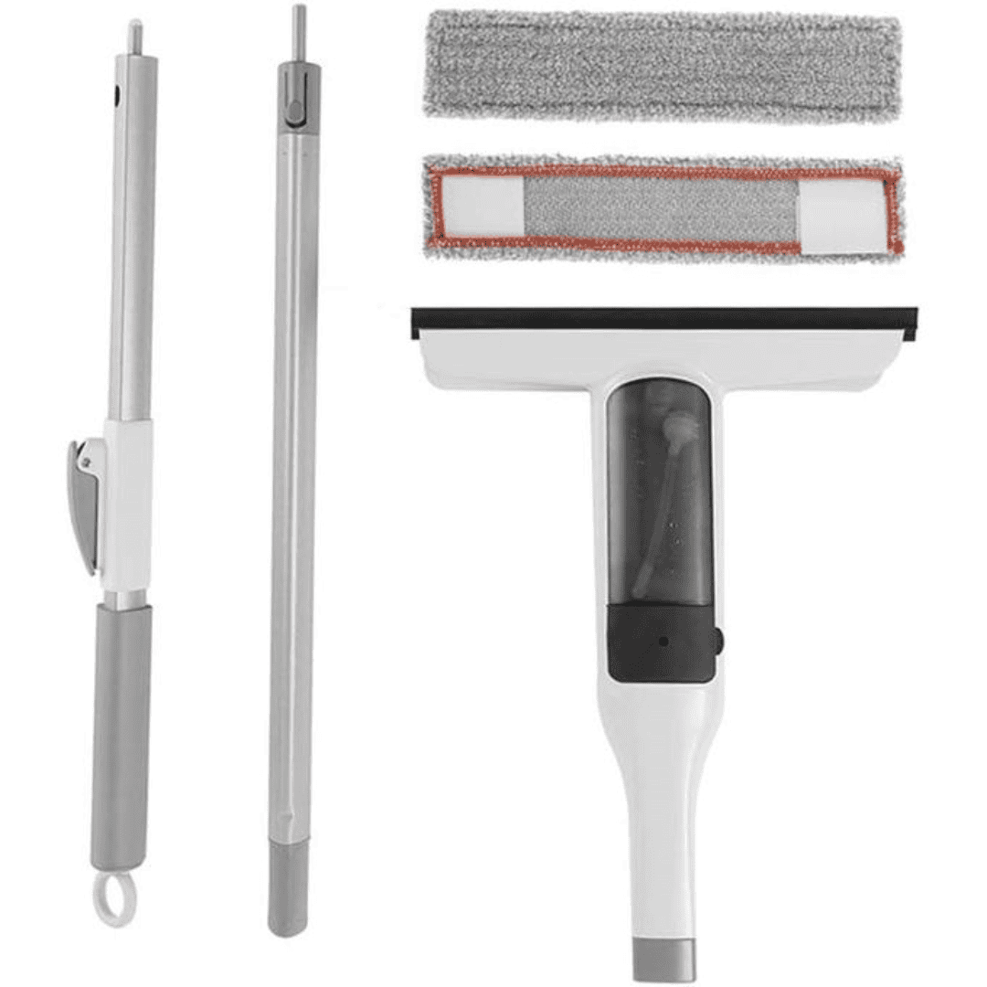 Window Cleaner with Sprayer and Squeegee