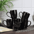 6Pcs Black Mug