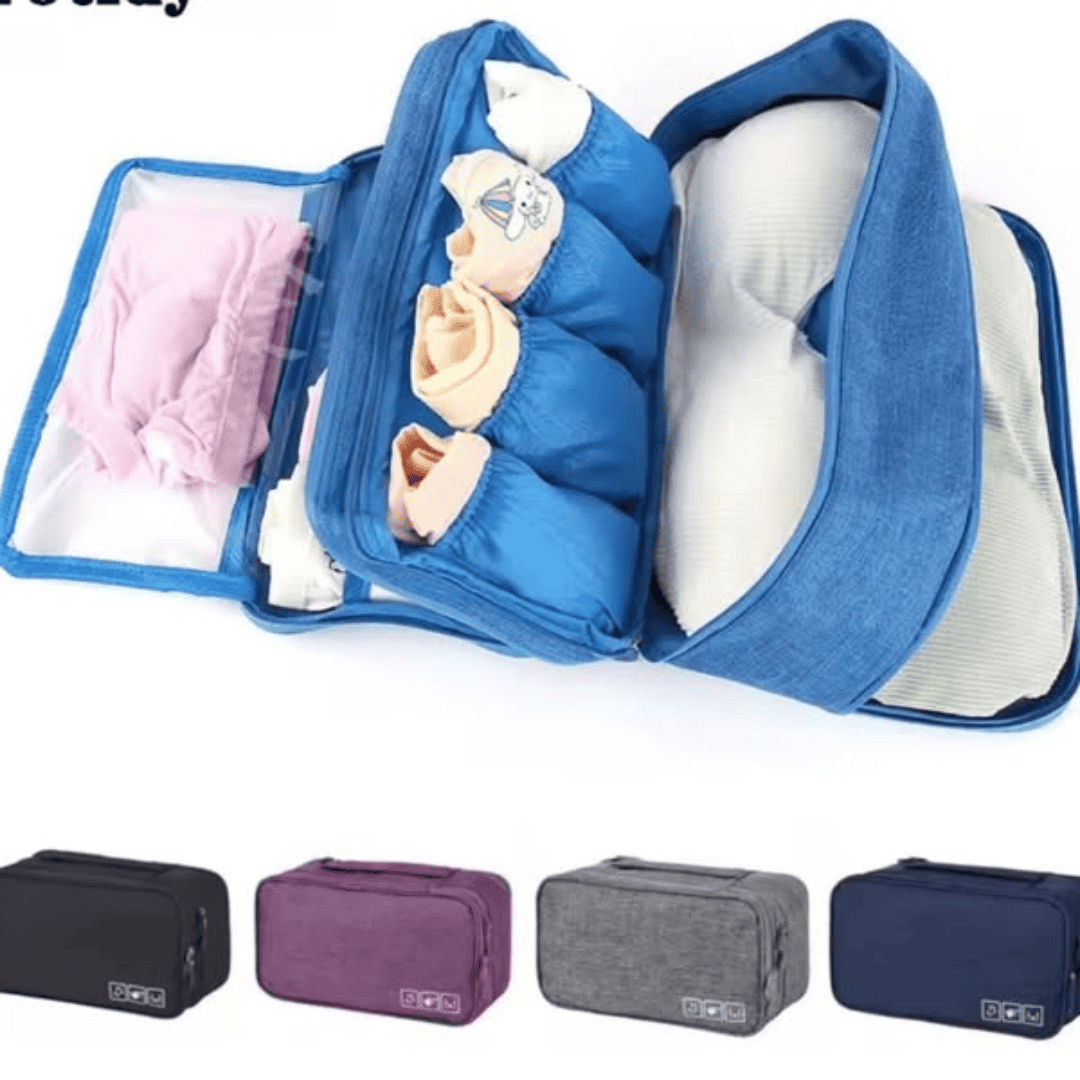 Portable Travel Undergarment and Underwear Organizers