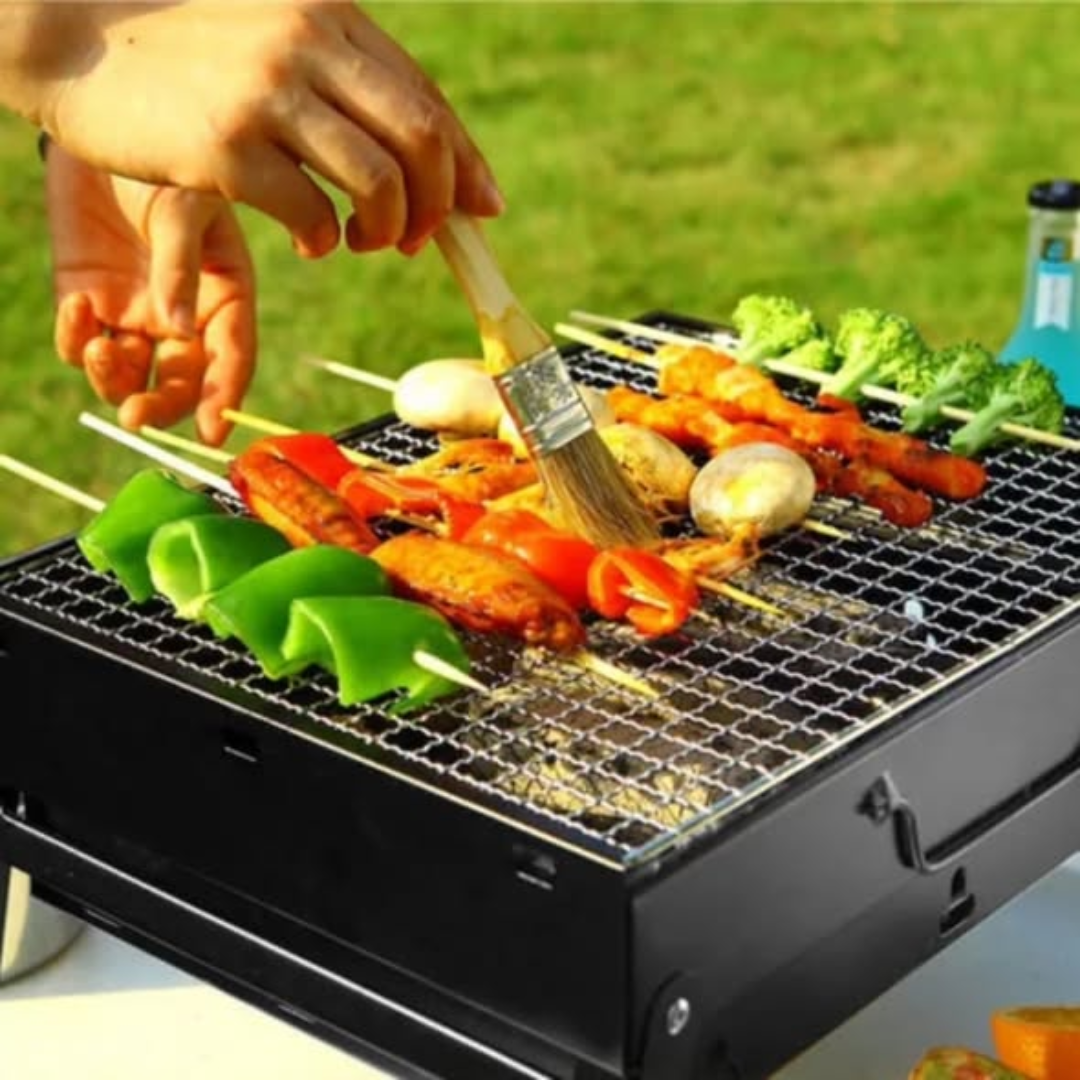 Foldable Portable Barbecue Charcoal Grill