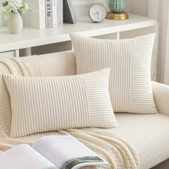 Soft Solid Couch Pillowcases