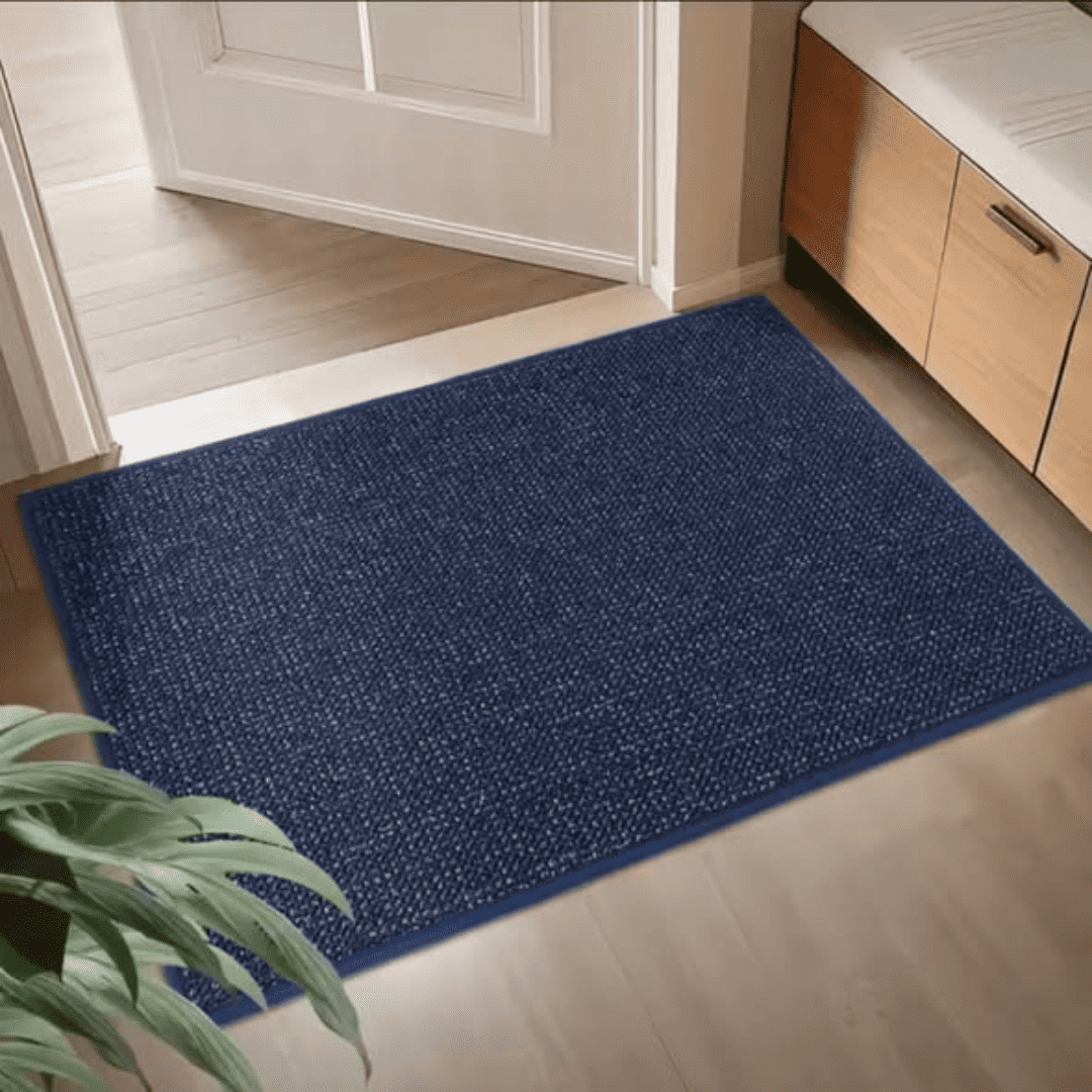 Door Floor Mat with Rubber Bottom