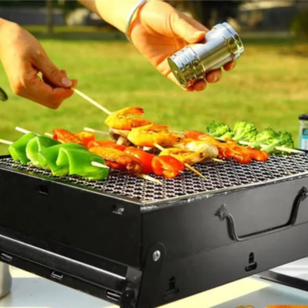Foldable Portable Barbecue Charcoal Grill