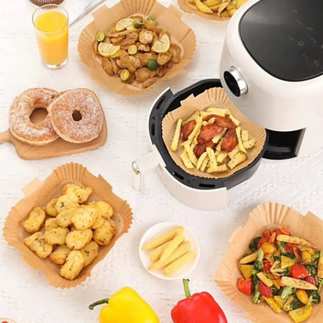 50 pcs set Nonstick air fryer liners