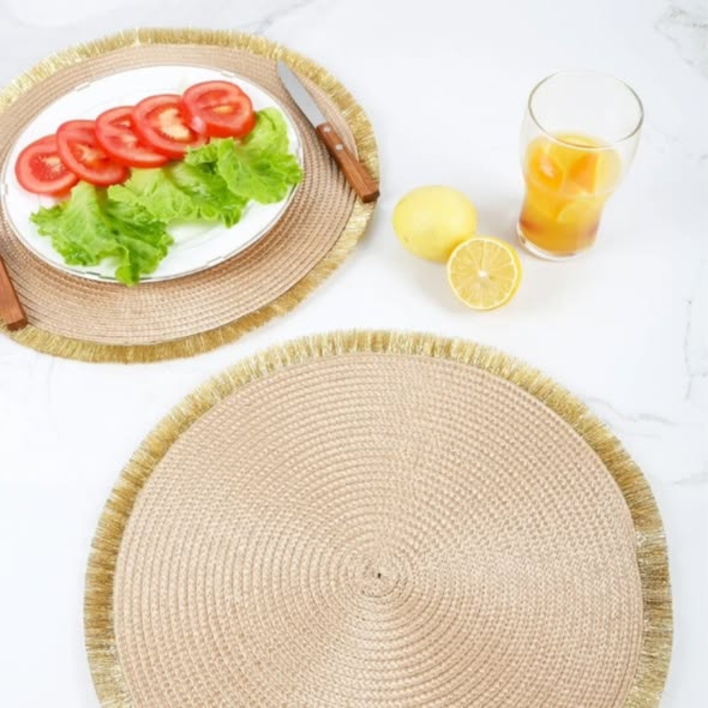6 pieces Round Placemats/Tablemats set