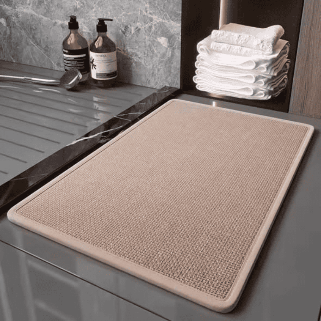 Door Floor Mat with Rubber Bottom