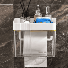 Gold Plated Wall Mounted Tissue Box