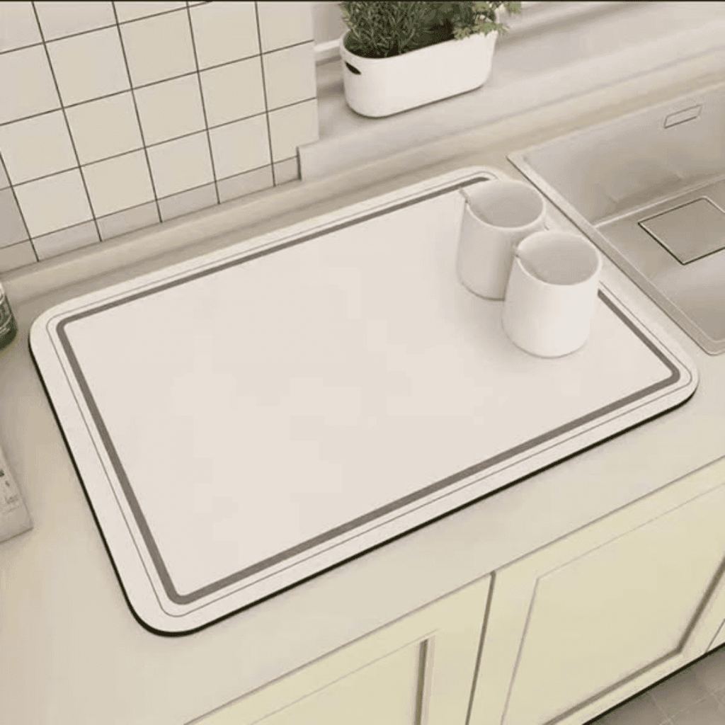 Super Absorbent Non-Slip Dish Drying Mat