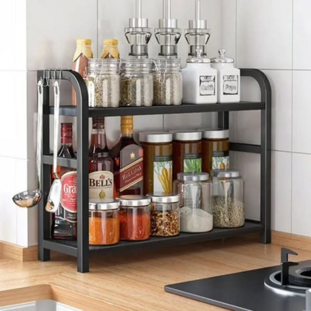 2 layer multifunctional rack