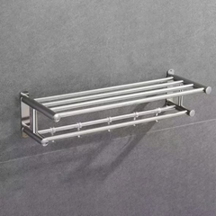 Bathroom wall mounted towel rack