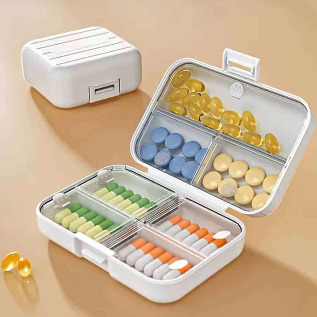 7 Grid Portable Pill Box