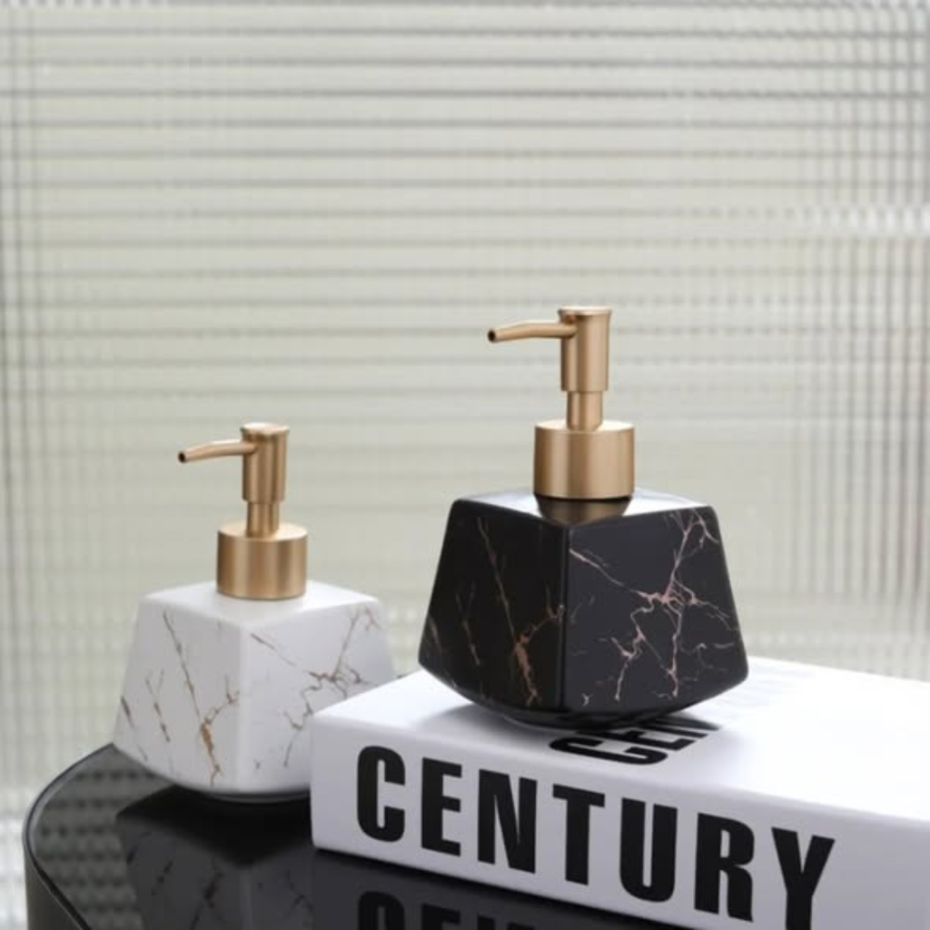 Ceramic soap dispenser