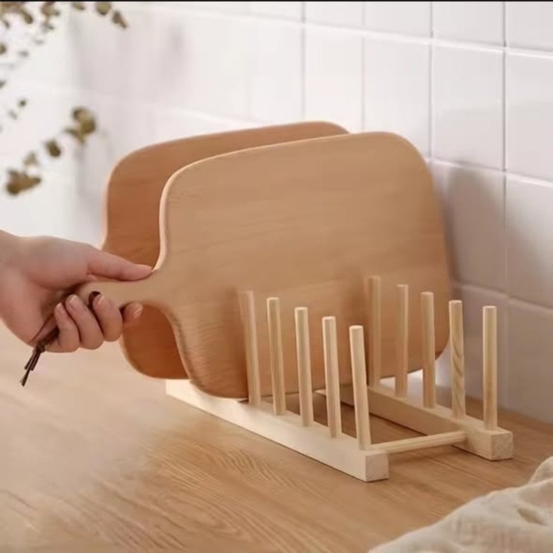 Bamboo Plate Holder