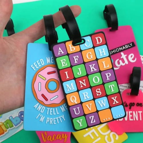 1Pc Silicone Luggage Tag