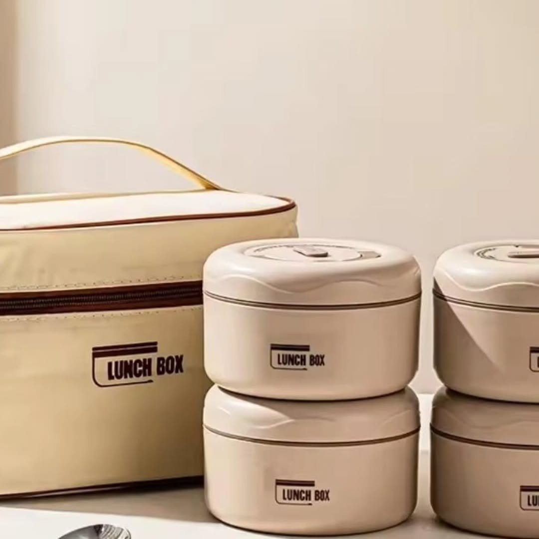 6 in 1 Insulated Lunch Set Combo