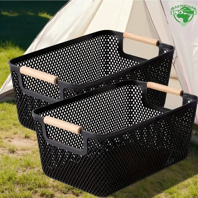 Large Modern Hard Plastic Storage Basket