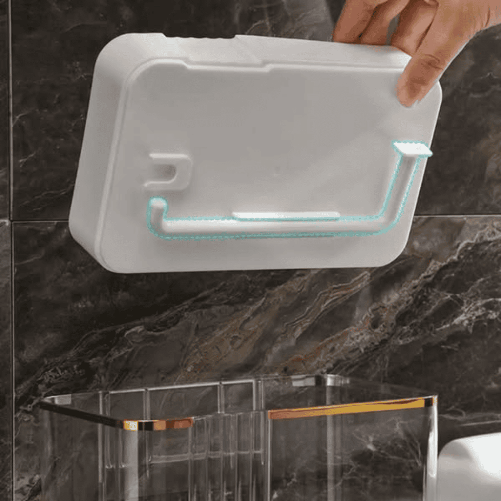 Gold Plated Wall Mounted Tissue Box