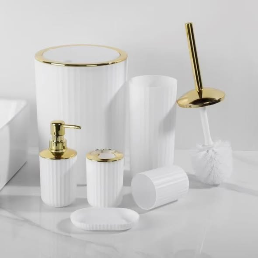 6 in luxury bathroom accessories set