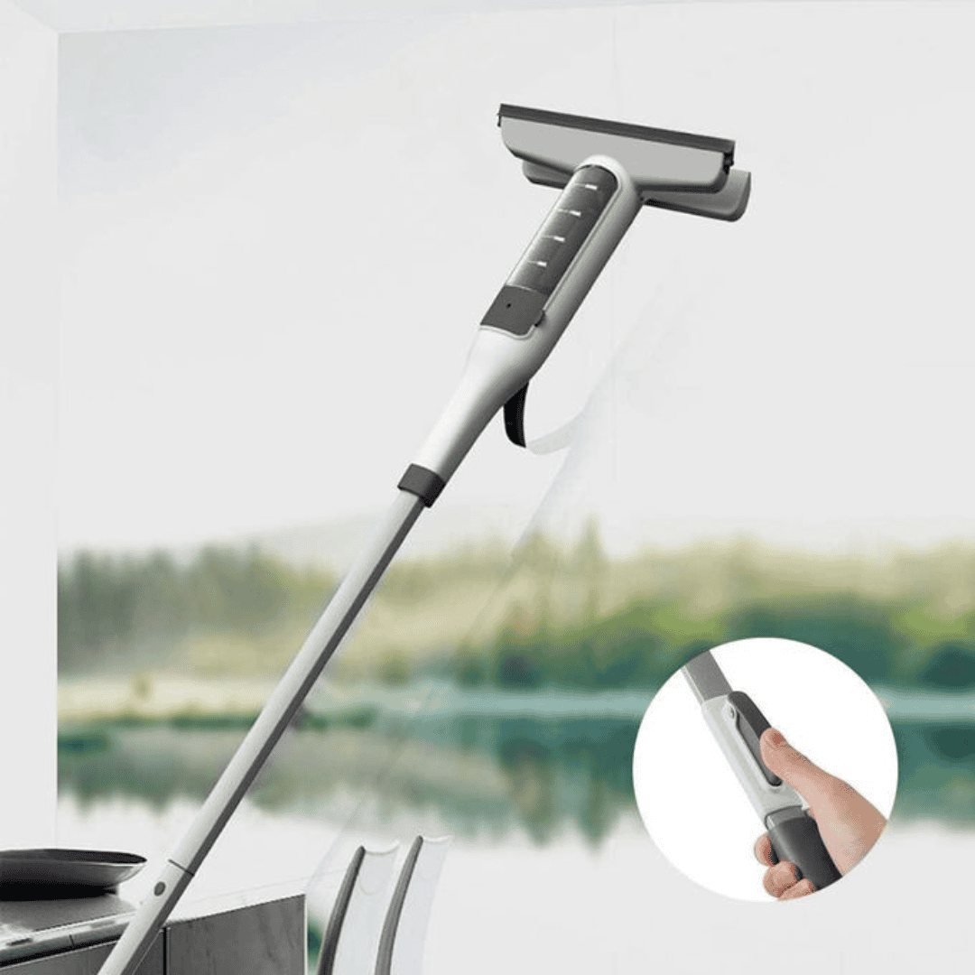 Window Cleaner with Sprayer and Squeegee