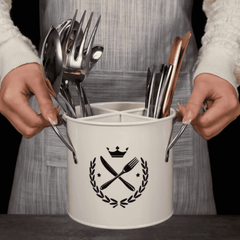 Alloy Cutlery Holders with Partitions