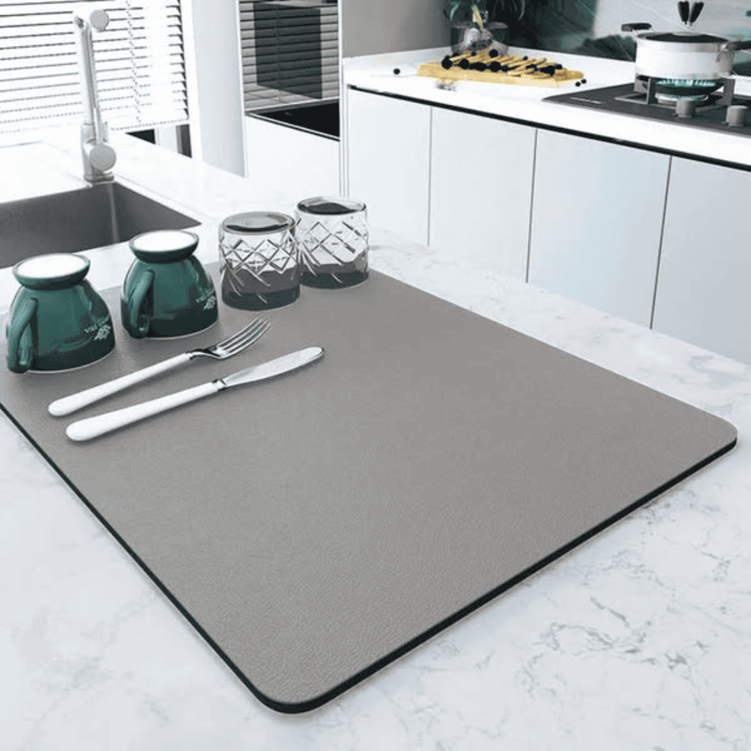 Super Absorbent Non-Slip Dish Drying Mat