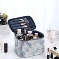 Floral Portable Cosmetic Makeup Toiletry Bags