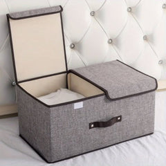 Foldable Cotton Linen Closet Storage Box