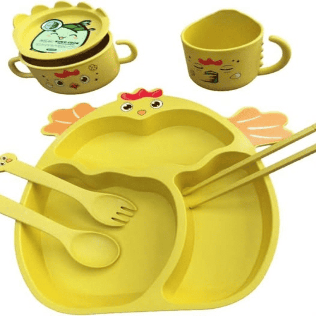 7Pcs Baby Feeding Tableware