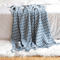 Printed Knitted Throw Blanket