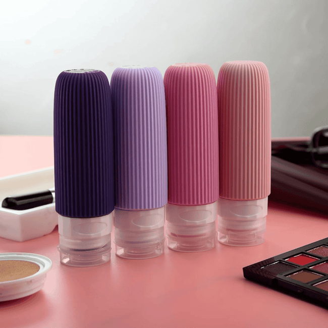 100ml Silicone Squeeze Bottle / Travel Toiletry Cosmetic Bottle Set